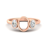 3-stone-semi mount-bezel-diamond-engagement-ring-in-rose-gold-fd11546smr-nl-rg